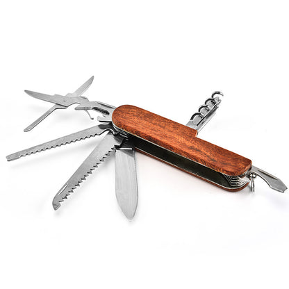 Multifunctional Outdoor Defense Tool Folding Knife