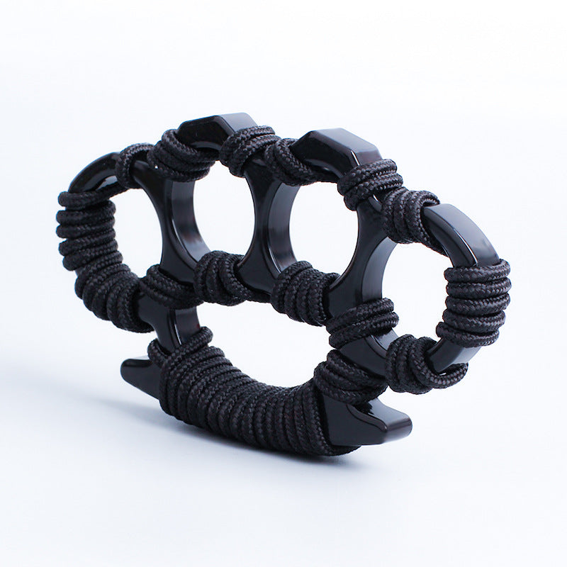 Umbrella Rope Knuckle Duster Four Finger Defense Fitness Training Boxi ...