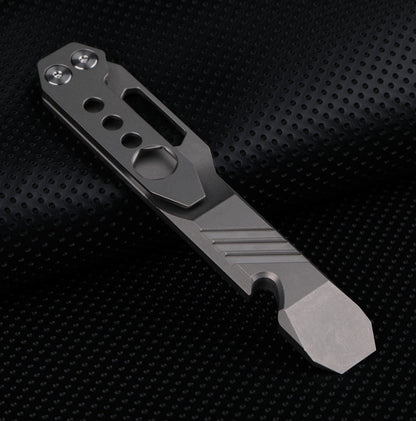 TC4 Titanium Alloy Multifunctional Defense Tool Bottle Opener High Hardness Portable EDC Tools