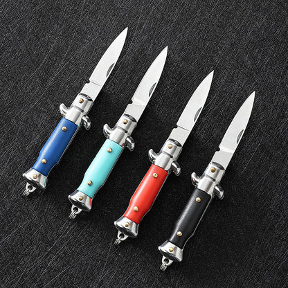 Mini Folding Knife Portable Keychain Pocket Knives Outdoor Defense EDC Tool