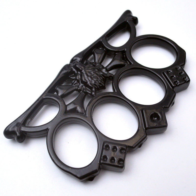 Wolf Head Style Knuckle Duster Four-fingered Tiger Defense Gloves with ...