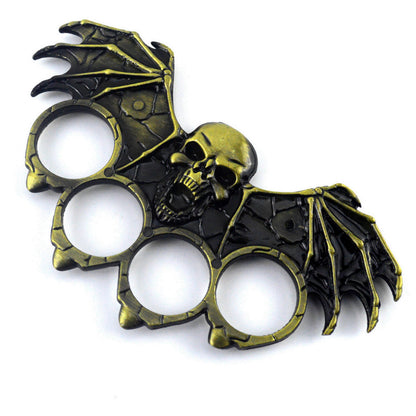 Large Bat Knuckle Duster Four Fingers Tiger Fist Ring Hand Buckle Outdoor Defense Gloves Combat Broken Windows EDC Tools