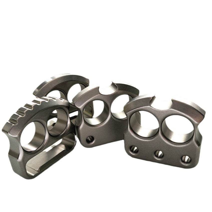 Multifunctional Titanium Alloy Bottle Opener Knuckle Duster