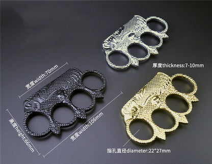 Knuckle Duster Sea King – boucle de poing, Protection, boxe, quatre doigts, fenêtre cassée, équipement de Protection de Combat, outil EDC