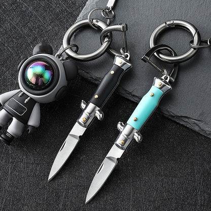 Mini Folding Knife Portable Keychain Pocket Knives Outdoor Defense EDC Tool