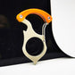 Sharp Blade Single Finger Knuckle Duster Fob Keychain Window Breakers Boxing Fighting Training Martial Arts Self-defense Tools