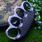 Thickened Clip Metal Knuckle Duster Boxing Training Four Finger Tiger Fist Buckle Outdoor Camping Tiger Ring Buckle Self-defense EDC Tool