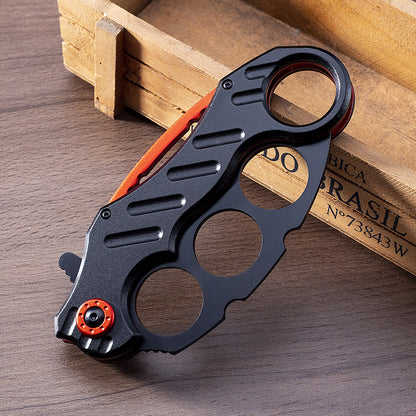 Knuckle Folding Knife Outdoor Camping Tactics Multi-functional Self-defense Boxing Sleeve Knives