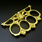 Wolf Head Style Knuckle Duster Four-fingered Tiger Defense Gloves with Car Broken Window Fight Boxing Ring Life-saving EDC Tool
