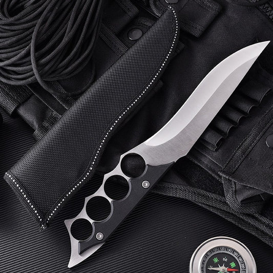Knuckle Fixed blade Knife Outdoor Camping Survival Tactical Knives