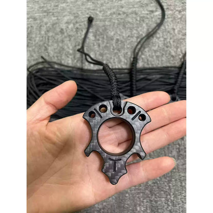 Carbon Fiber Single Finger Knuckle held in hand