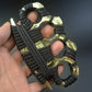 Thickened Metal Solid Brass Knuckles Duster Boxing Training Four Finger Buckle Fitness Broken Window Combat Protective Gear