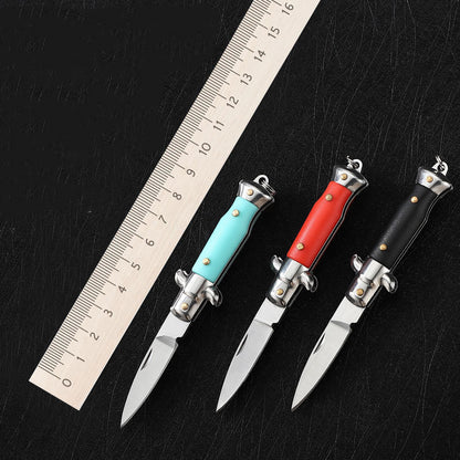 Mini Folding Knife Portable Keychain Pocket Knives Outdoor Defense EDC Tool