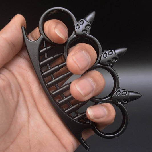 Knuckle Duster Broken Window Life-saving Boxing Tool Four-finger Fist Buckle Ring Fist Ring Fighting Protective Gear