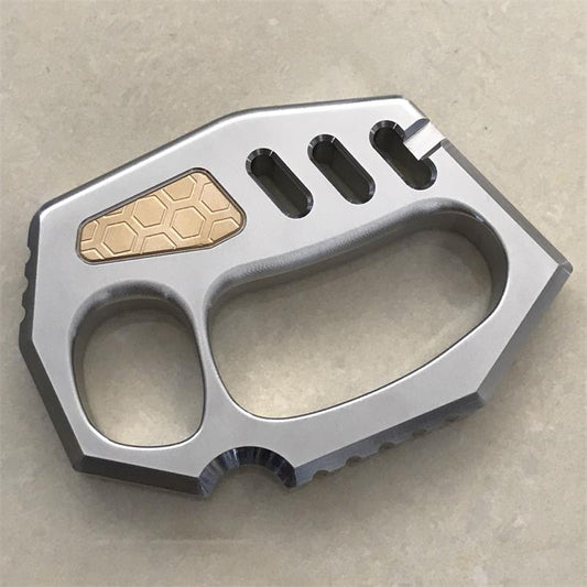 Precision Steel Knuckle Duster Window Breaker Defense Gear