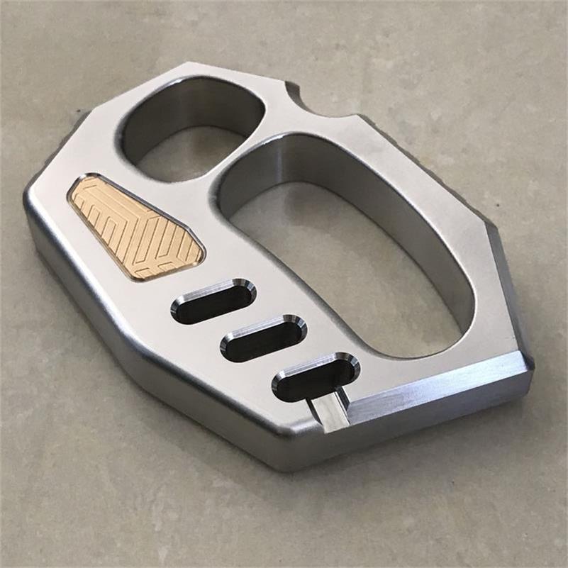 Precision Steel Knuckle Duster Window Breaker Defense Gear