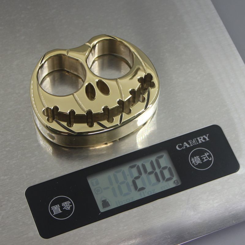 Pumpkin Brass Knuckle Duster