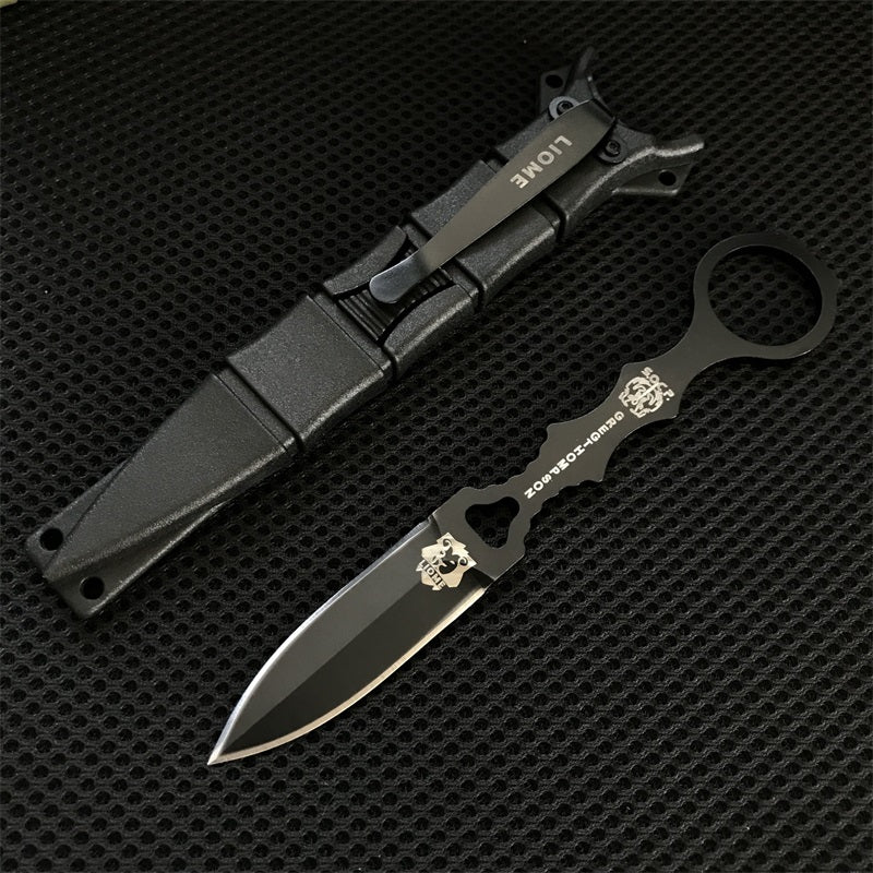 Liome 176 Fixed blade Knife Outdoor Camping Military Knives Hunting Safety-defend Portable Tactical Pocket Straight EDC Tool