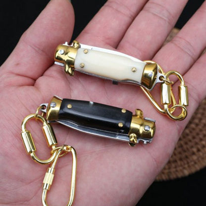 Mini Folding Knife Household Key Chain Pendant Portable EDC Tool