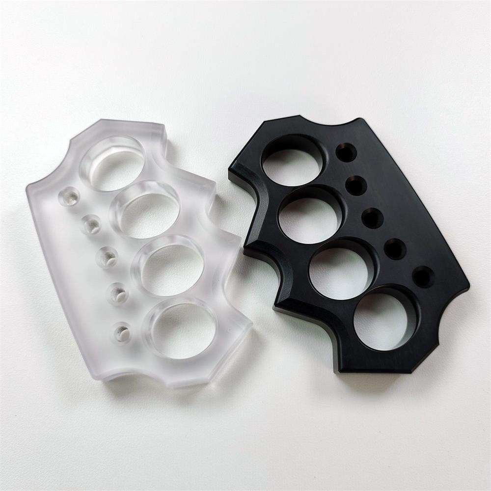 Assault Transparent Knuckle Duster Self-defense Boxing Protective Gear