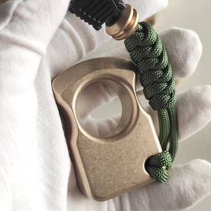 Single Finger Brass Knuckle Multi-style Defense Tool