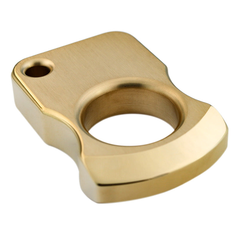 Single Finger Brass Knuckle Multi-style Defense Tool