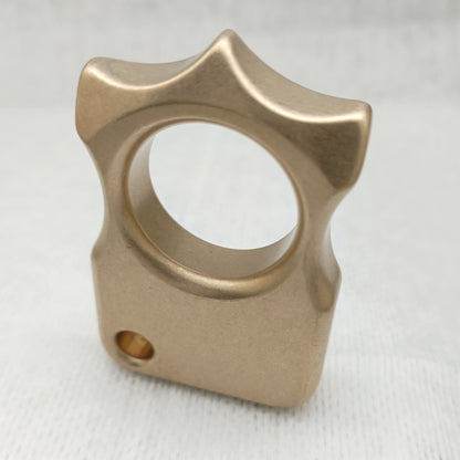 Single Finger Brass Knuckle Multi-style Defense Tool