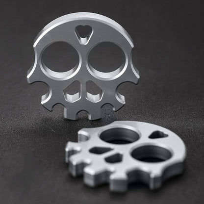 Skull Knuckle Duster Multifunctional Window Breaking EDC Tool