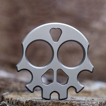 Skull Knuckle Duster Multifunctional Window Breaking EDC Tool