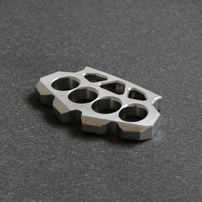 Precision Solid Steel Knuckle Duster Self-defense EDC Tool