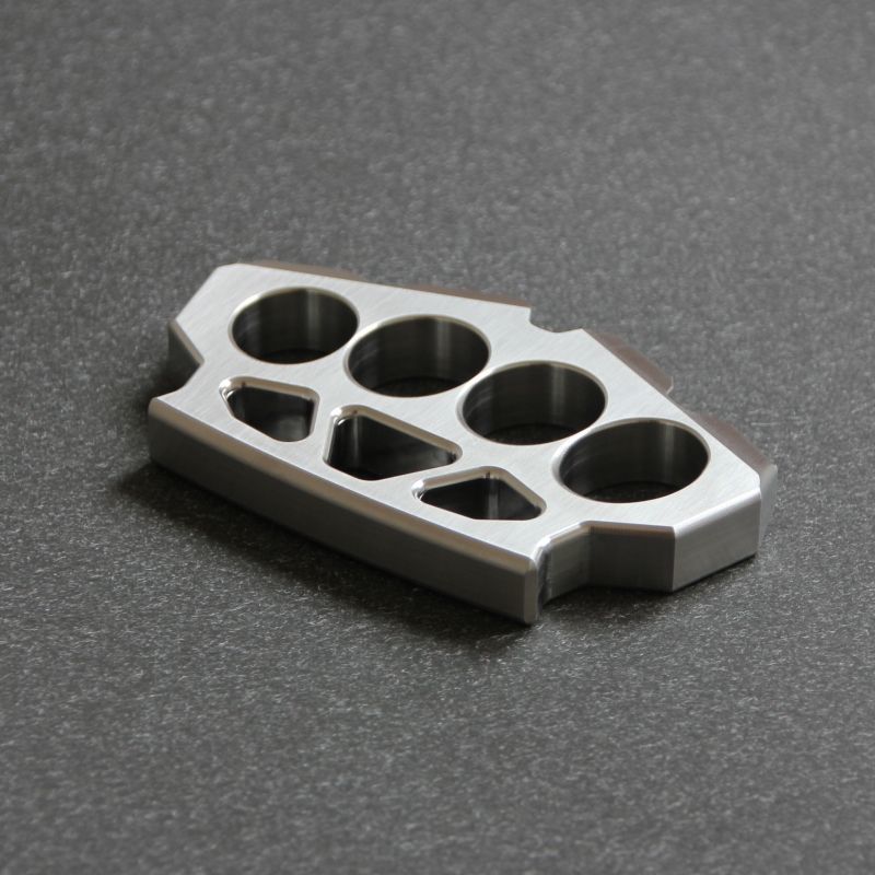 Precision Solid Steel Knuckle Duster Self-defense EDC Tool