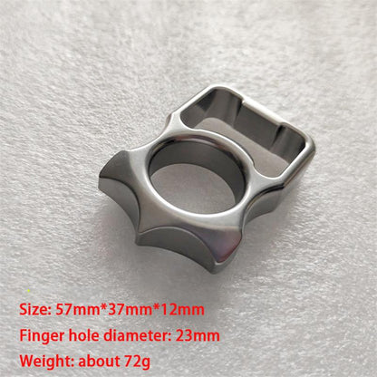 Solid Steel Stone Wash Knuckle Duster