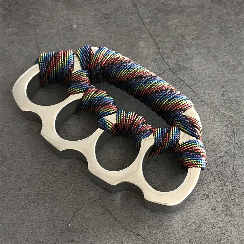 Real Metal Brass Steel And Titanium Knuckle Dusters for Self Defense ...