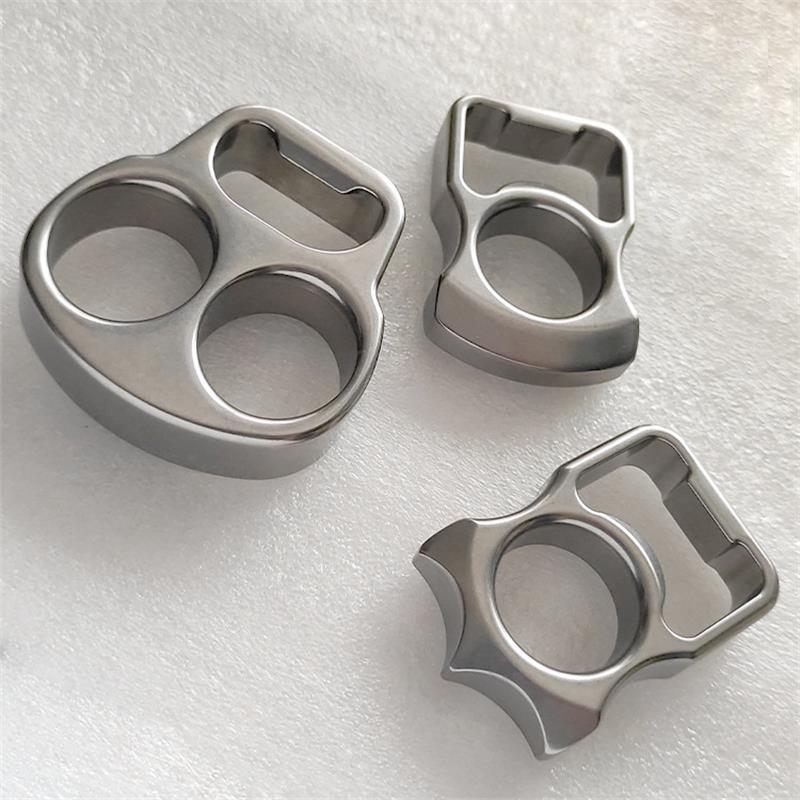 Solid Steel Stone Wash Knuckle Duster