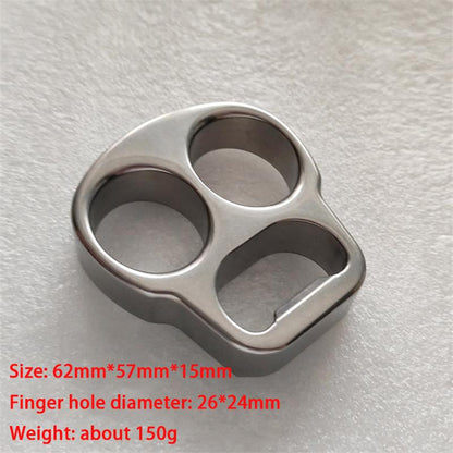 Solid Steel Stone Wash Knuckle Duster