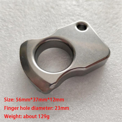 Solid Steel Stone Wash Knuckle Duster