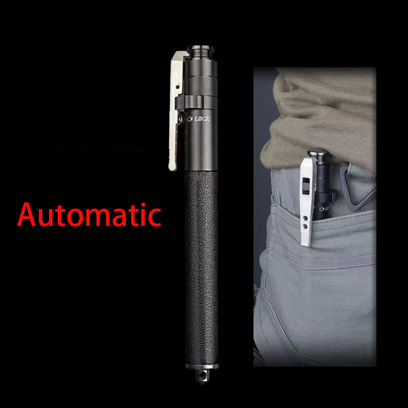 Pen-shaped Baton Sturdy Portable Self-defense Tool