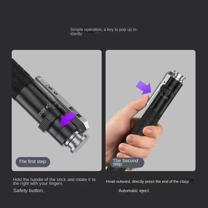 Pen-shaped Baton Sturdy Portable Self-defense Tool