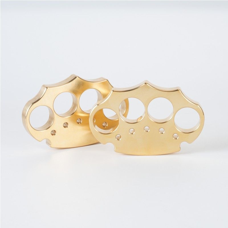 Thickened Assault Brass Knuckle Duster Self Defense Tool