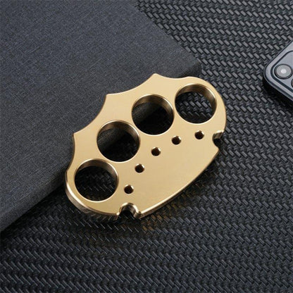 Thickened Assault Brass Knuckle Duster Self Defense Tool