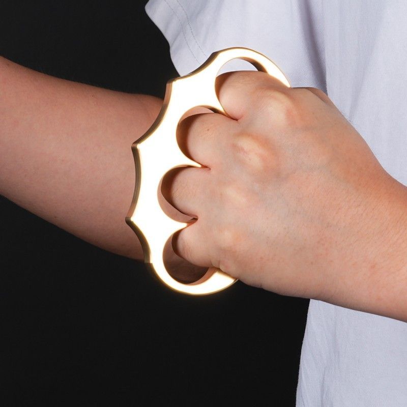 Thickened Assault Brass Knuckle Duster Self Defense Tool