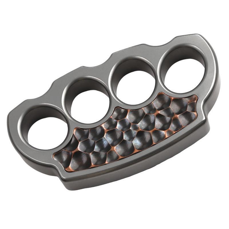 Titanium Alloy Purple Copper Patch Knuckle Duster