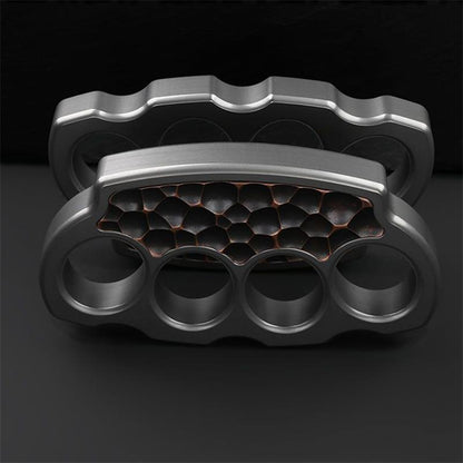 Titanium Alloy Purple Copper Patch Knuckle Duster