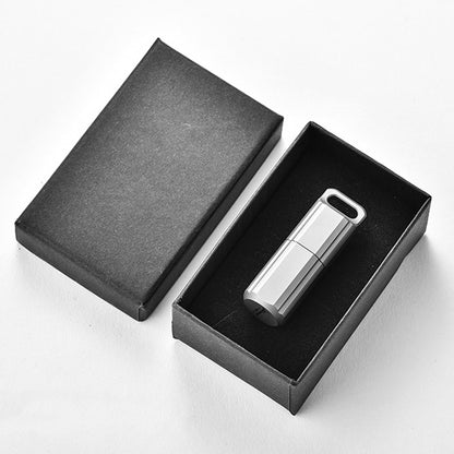 Titanium Lighter Sealed Waterproof Pill Holder