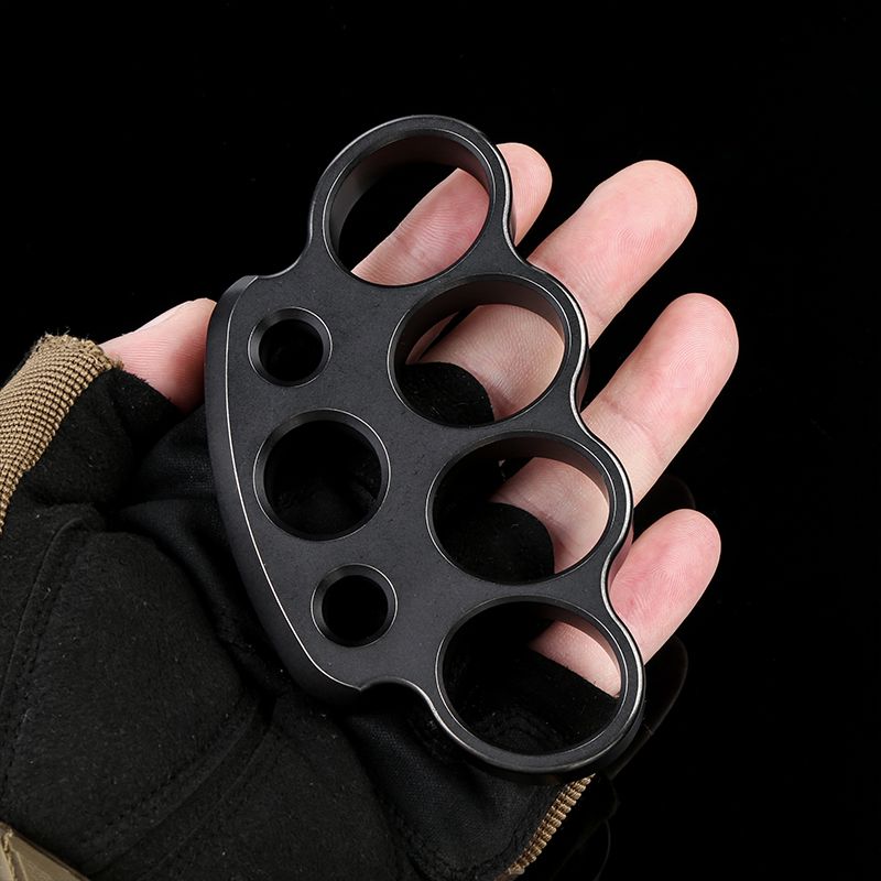 TC4 Titanium Knuckle Duster Self Defense EDC Tool