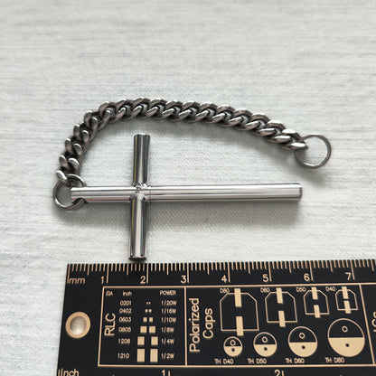 304 Steel Toothpick Titanium Chain Self Defense Tool