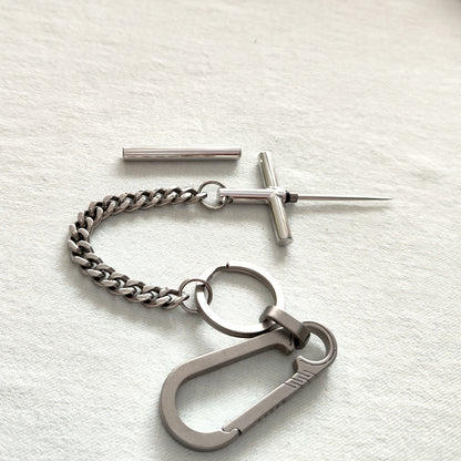 304 Steel Toothpick Titanium Chain Self Defense Tool