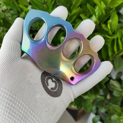 Titanium Alloy Knuckle Duster Security Defense EDC Tool