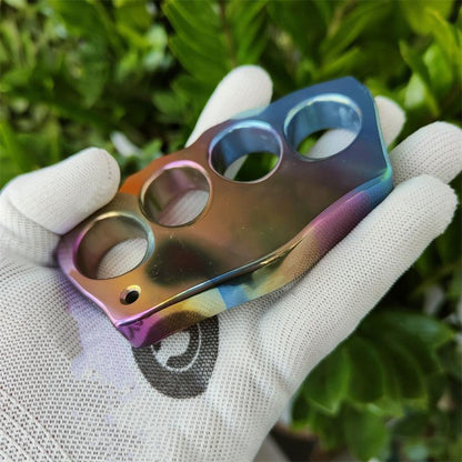 Titanium Alloy Knuckle Duster Security Defense EDC Tool