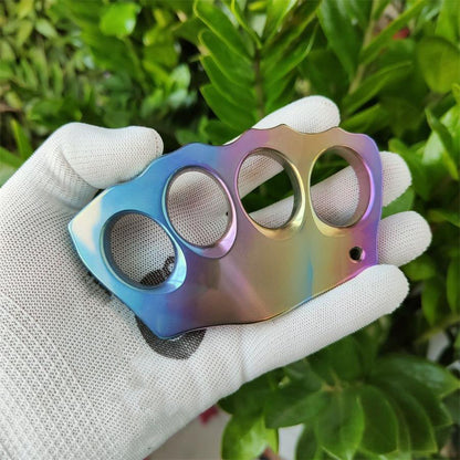 Titanium Alloy Knuckle Duster Security Defense EDC Tool